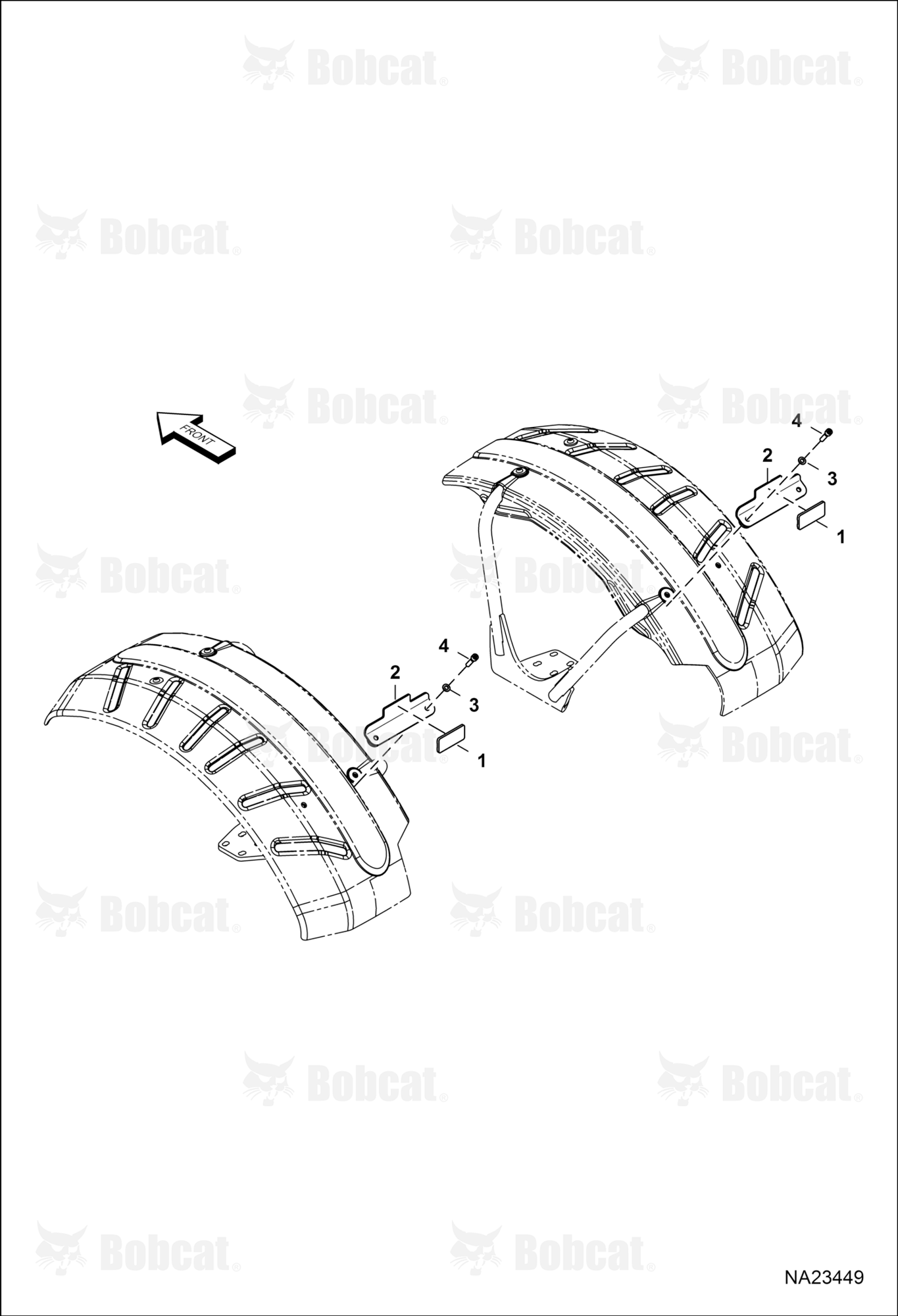 LED Road Lights Rear Reflector