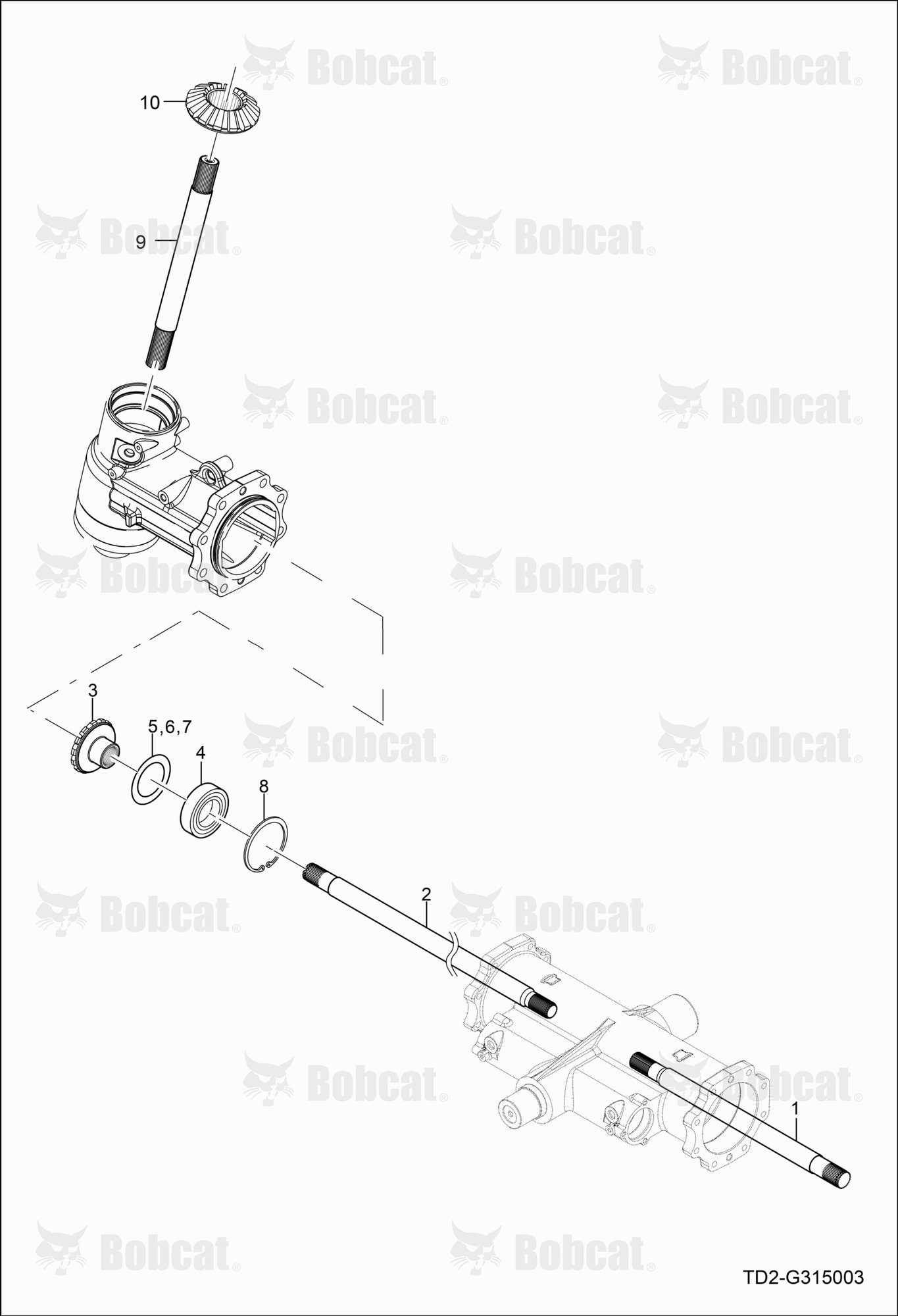 Bevel Gear Shaft Group