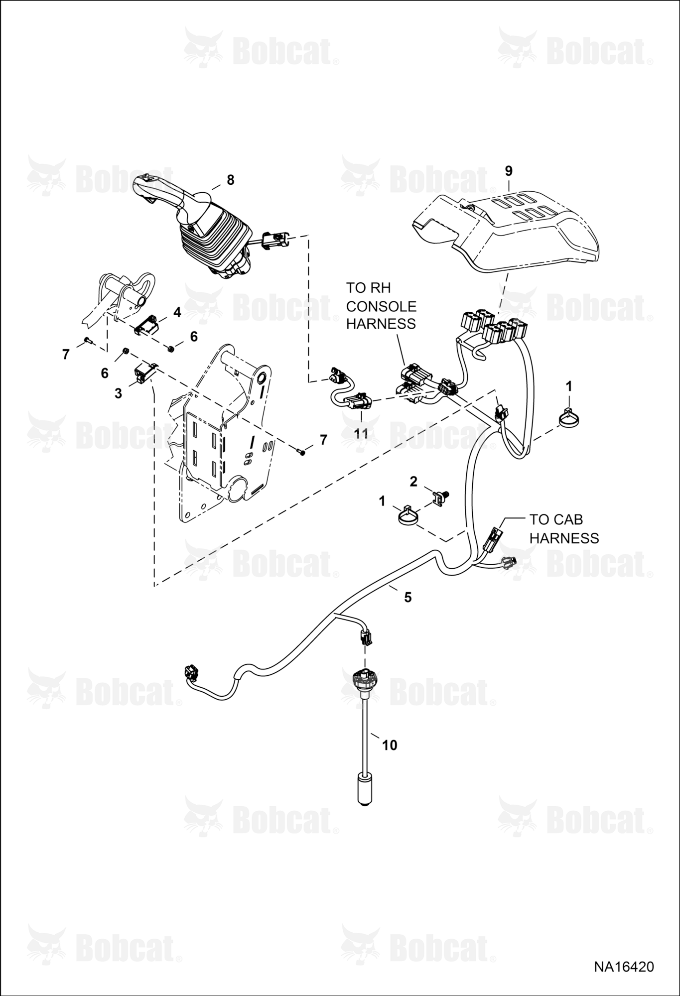 Controls Electrical (LH Console)  B3NS13001 & Above