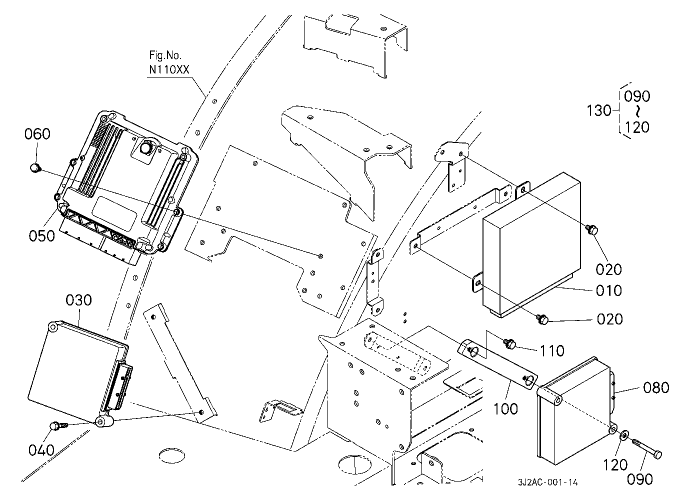 Electronic Control Unit/Controller [Bar Type Axle]