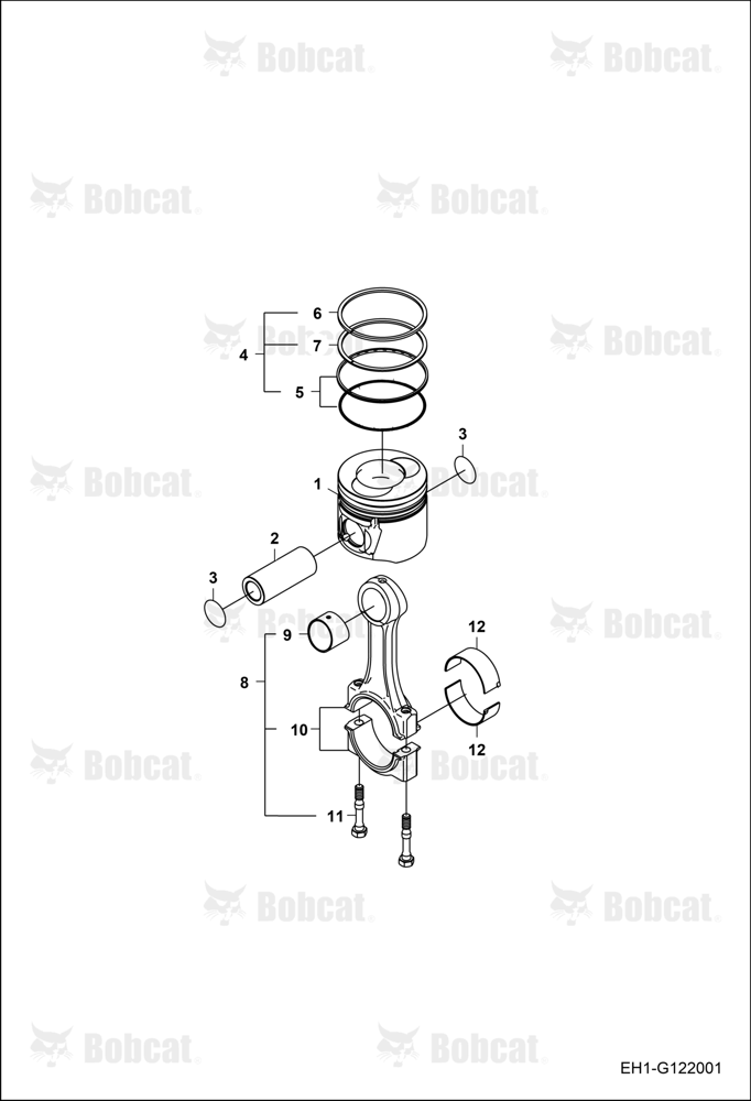 Piston Connecting Rod Group