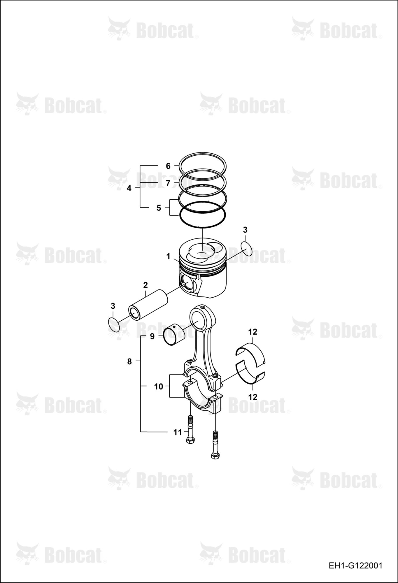 Piston Connecting Rod Group