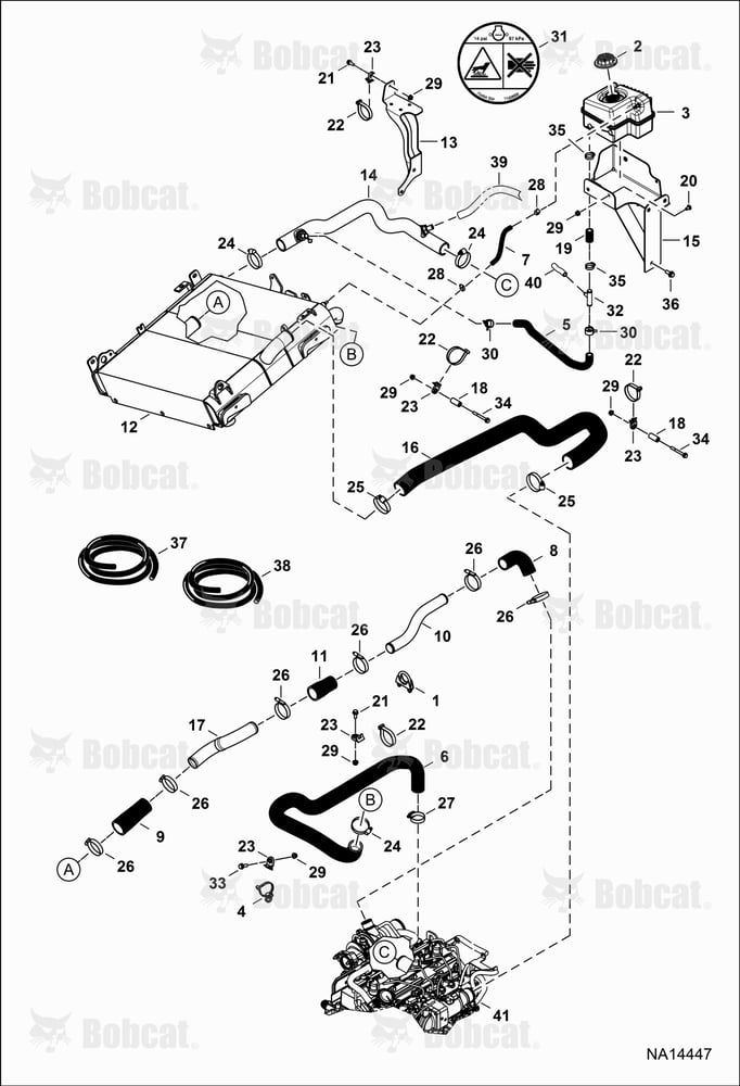 Cooling System  B4C311049 & Above