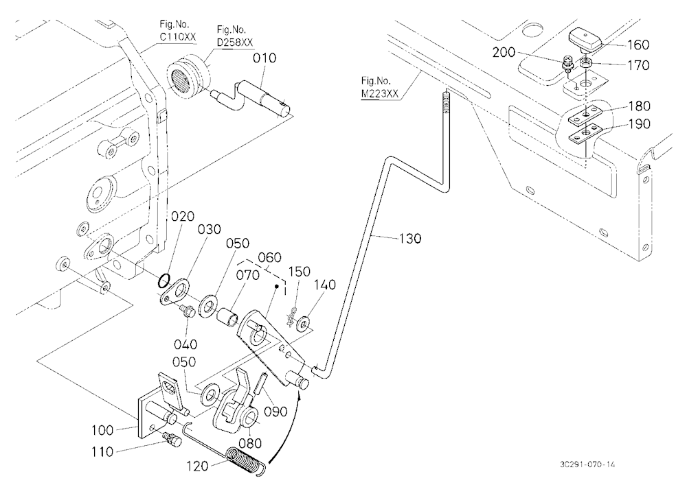 Front Wheel Drive Lever