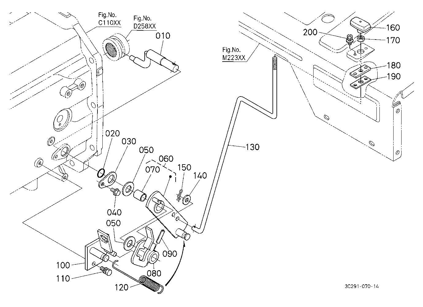 Front Wheel Drive Lever