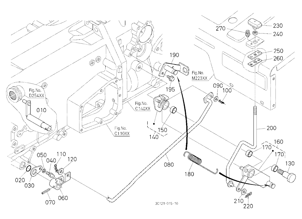 Front Wheel Drive Lever