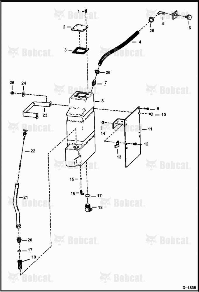Hydraulic Tank  503112001 & Above