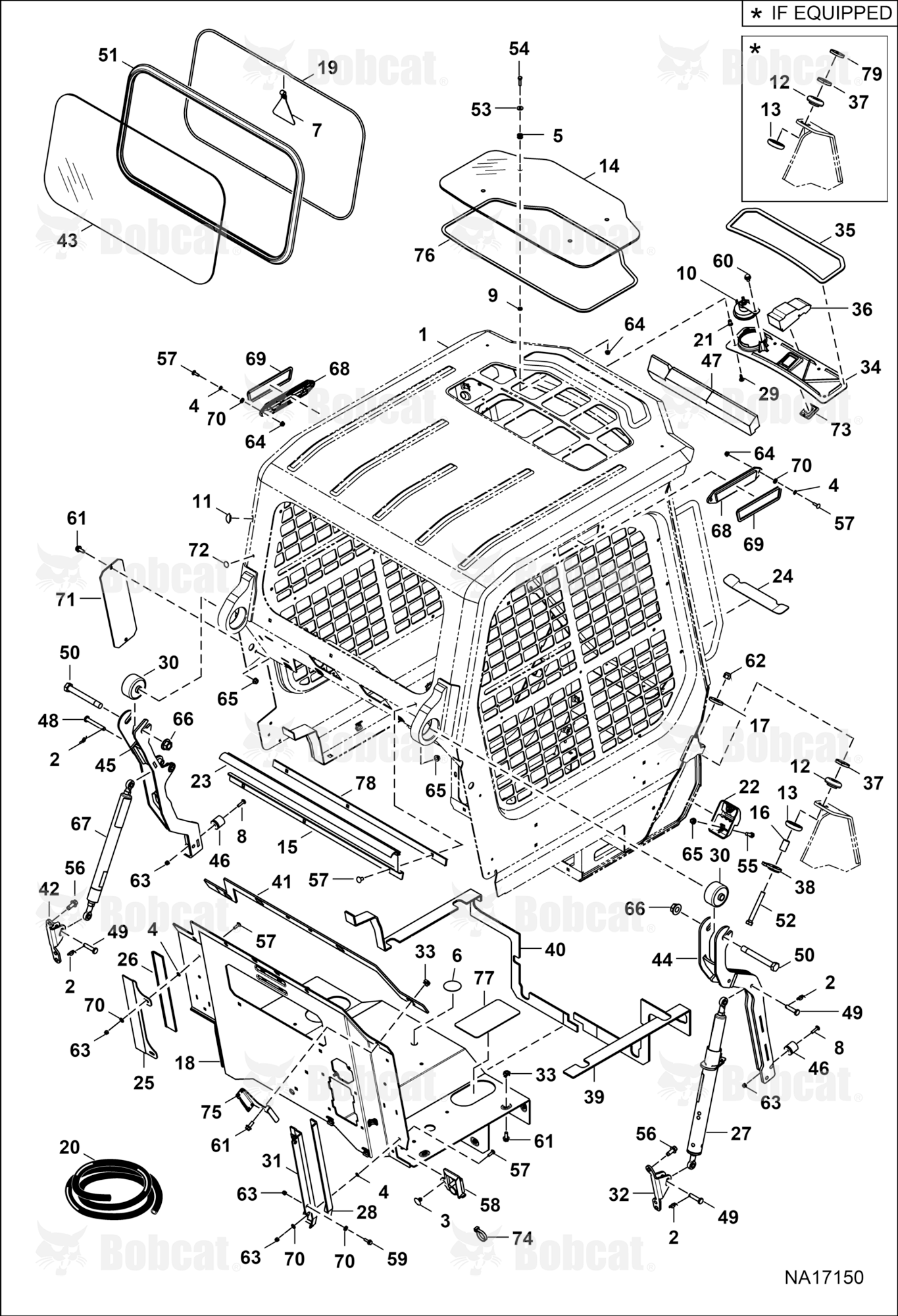 CAB & Attaching Parts