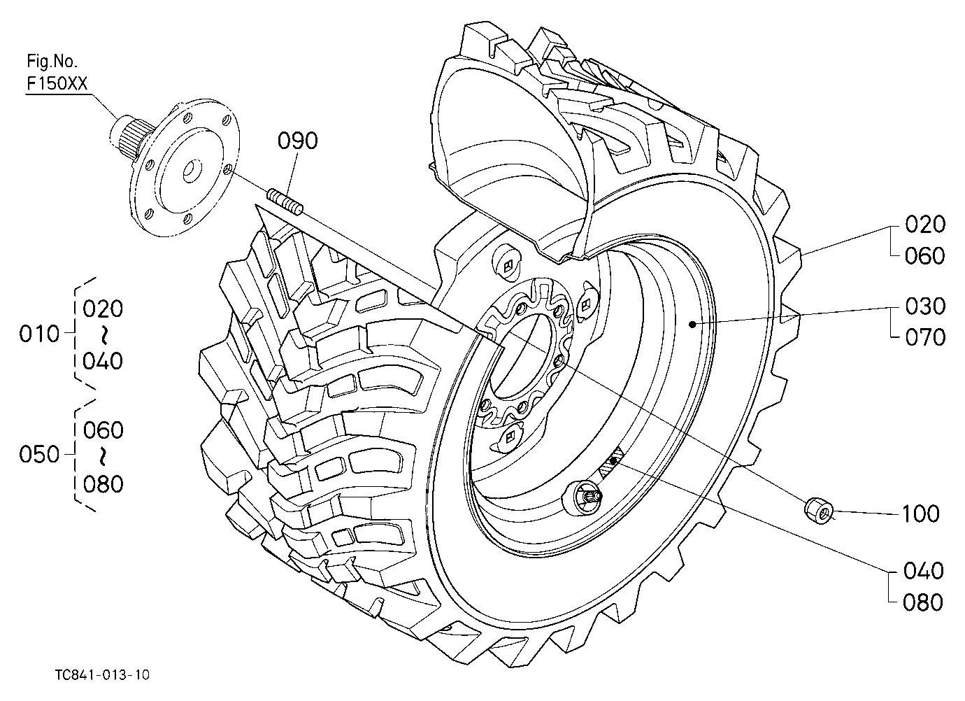 Front Wheel (300/70R16.5)
