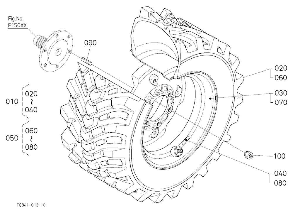 Front Wheel (300/70R16.5)