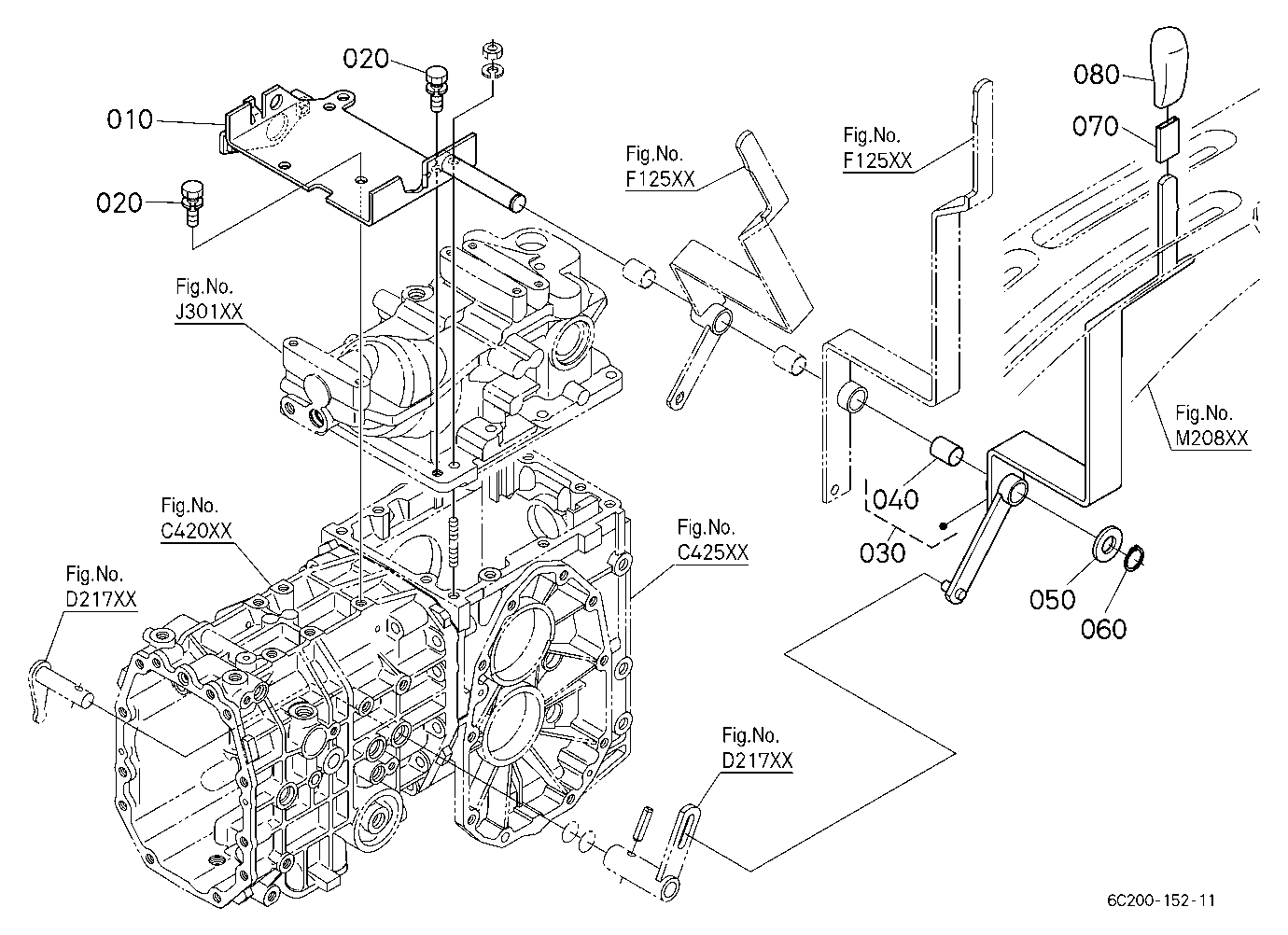 Range Gear Shift Lever