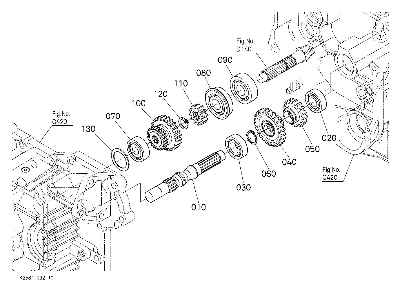 Range Gear Shaft