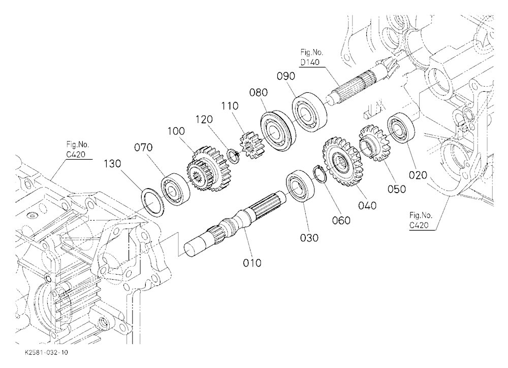 Range Gear Shaft