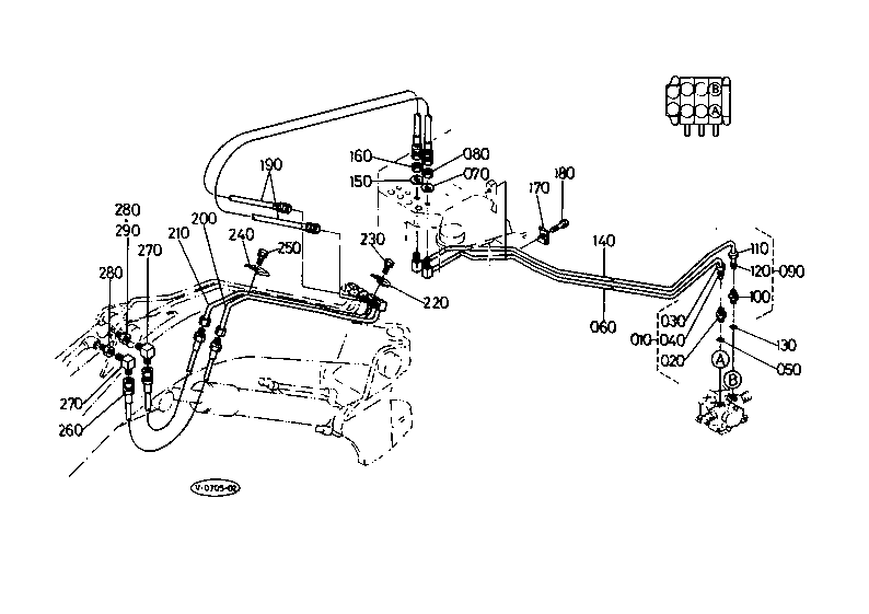 Oil Piping (9) (Arm)
