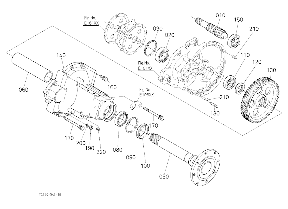 Rear Axle Lh
