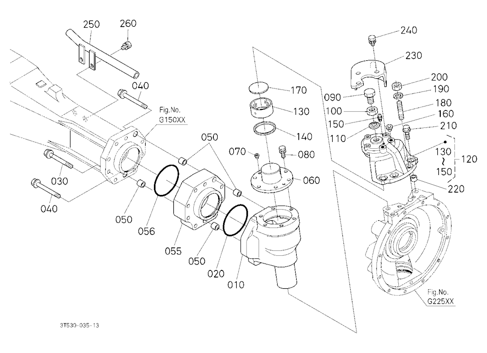 Bevel Gear Case Lh
