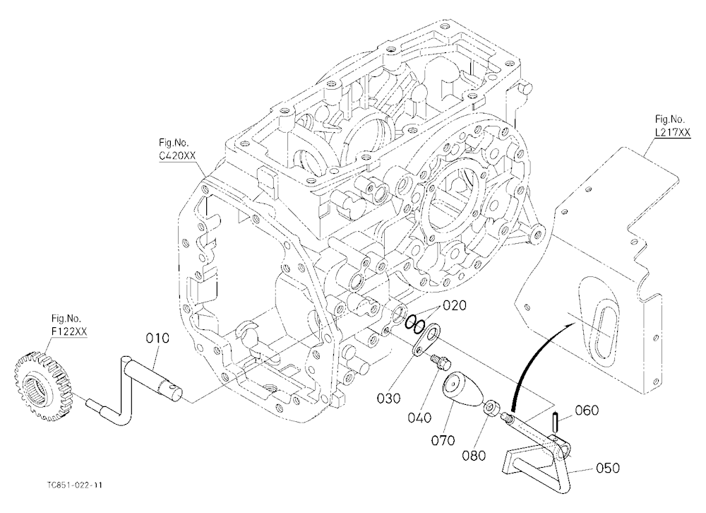 Front Wheel Drive Lever
