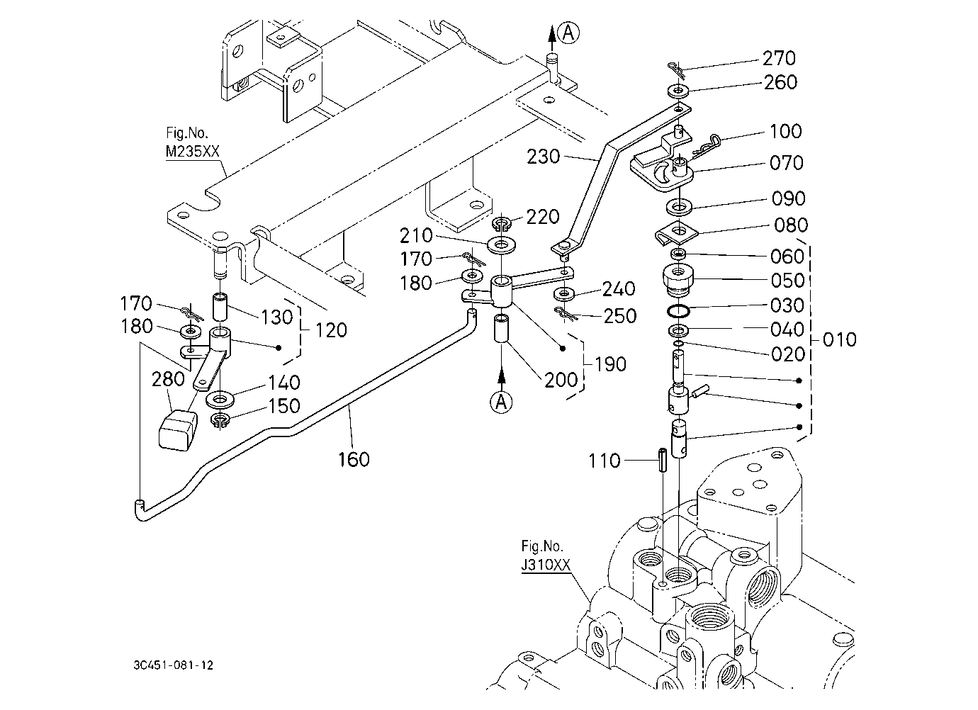 Lowering Lock Lever