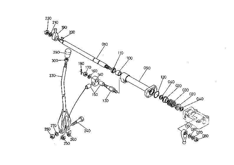 Main Speed Change Lever