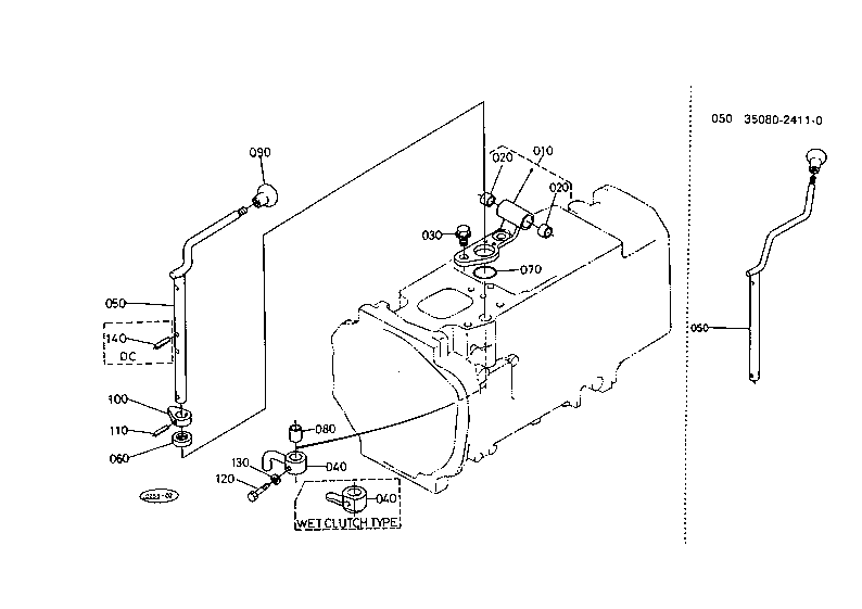 Pto Gear Shift Lever