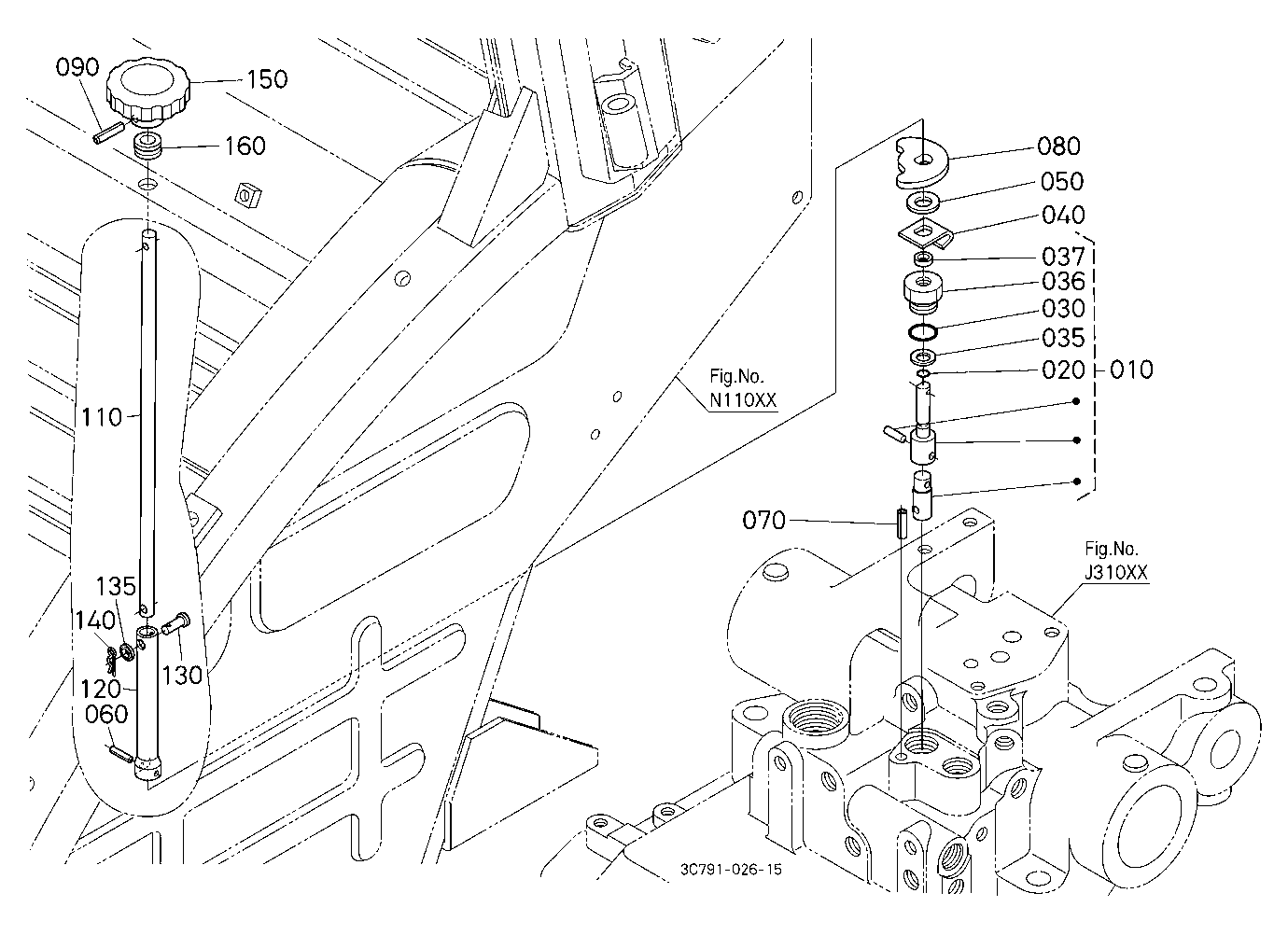 Lowering Lock Lever