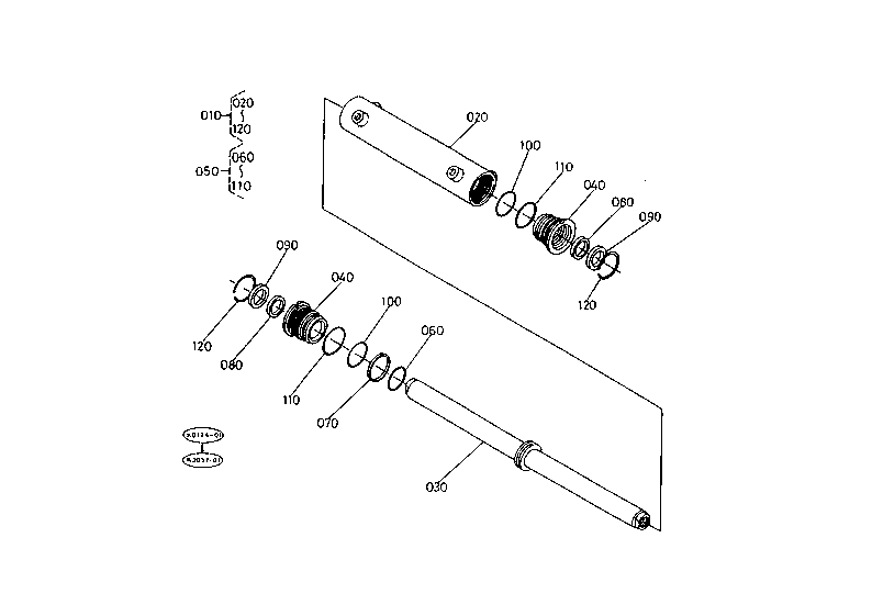 Steering Cylinder [New Type] [Component Parts]