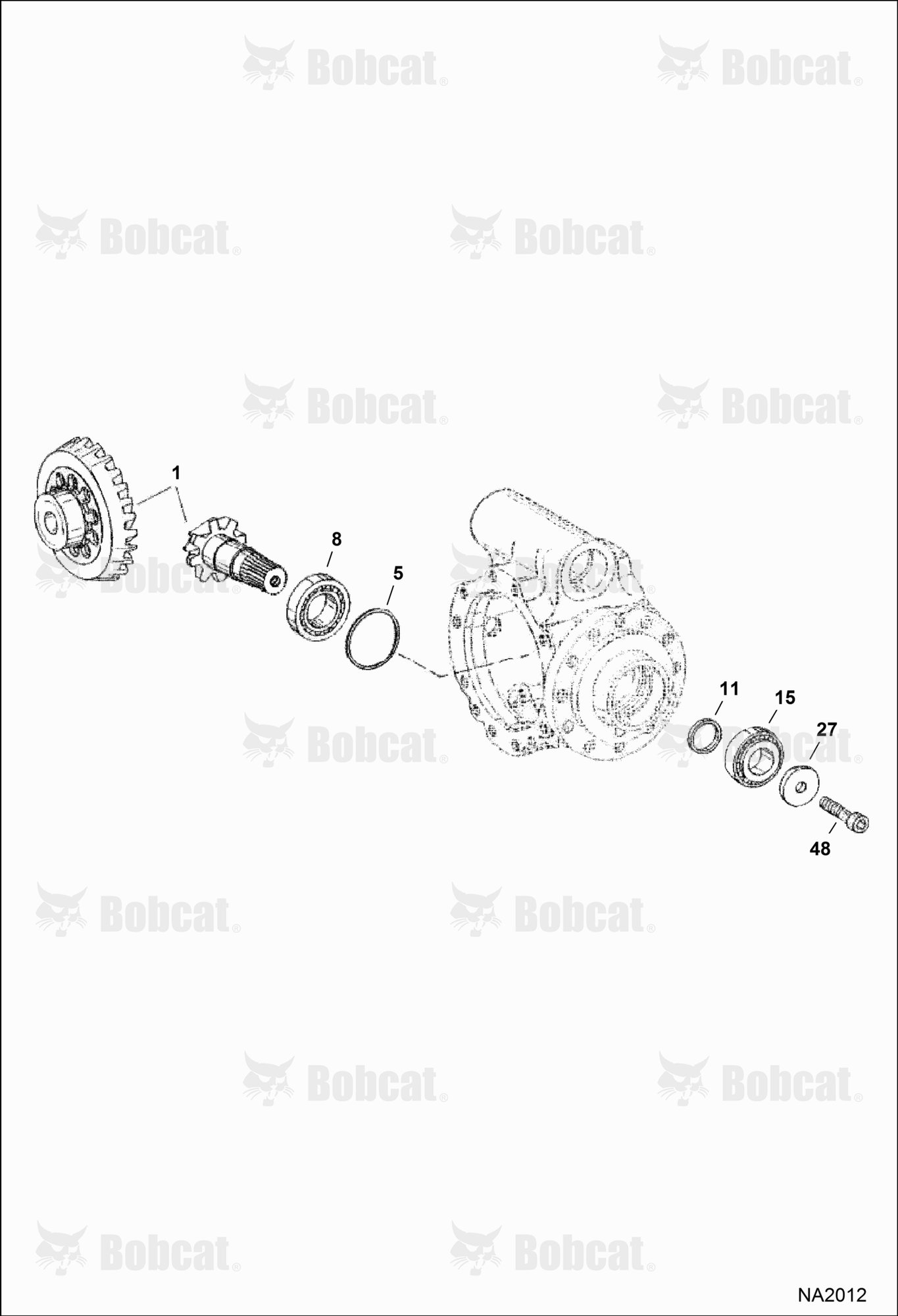 Rear Axle (Center Housing)