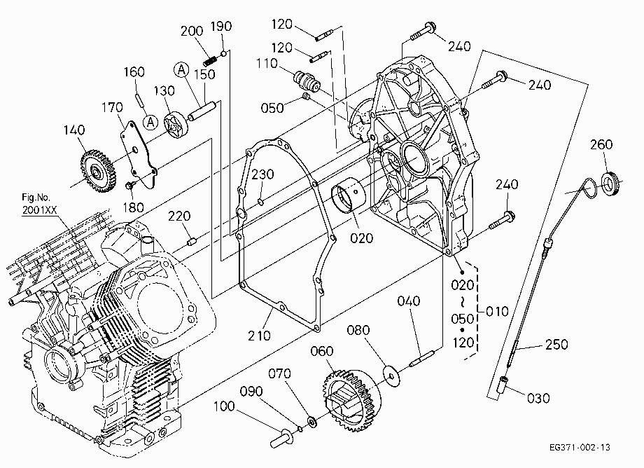 CRANK CASE COVER/OIL PUMP