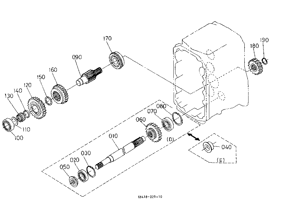 Front Drive Shaft/6Th Shaft