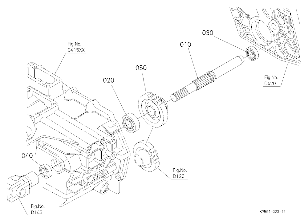 Front Wheel Propeller Shaft