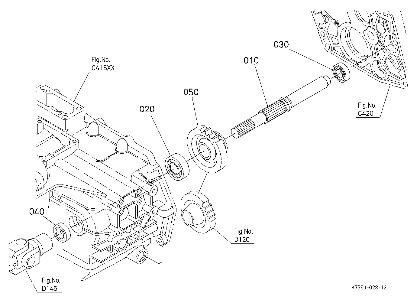 Front Wheel Propeller Shaft