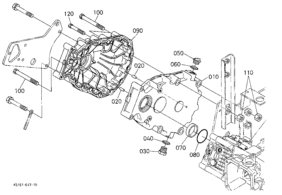 Rear Axle Case Rh