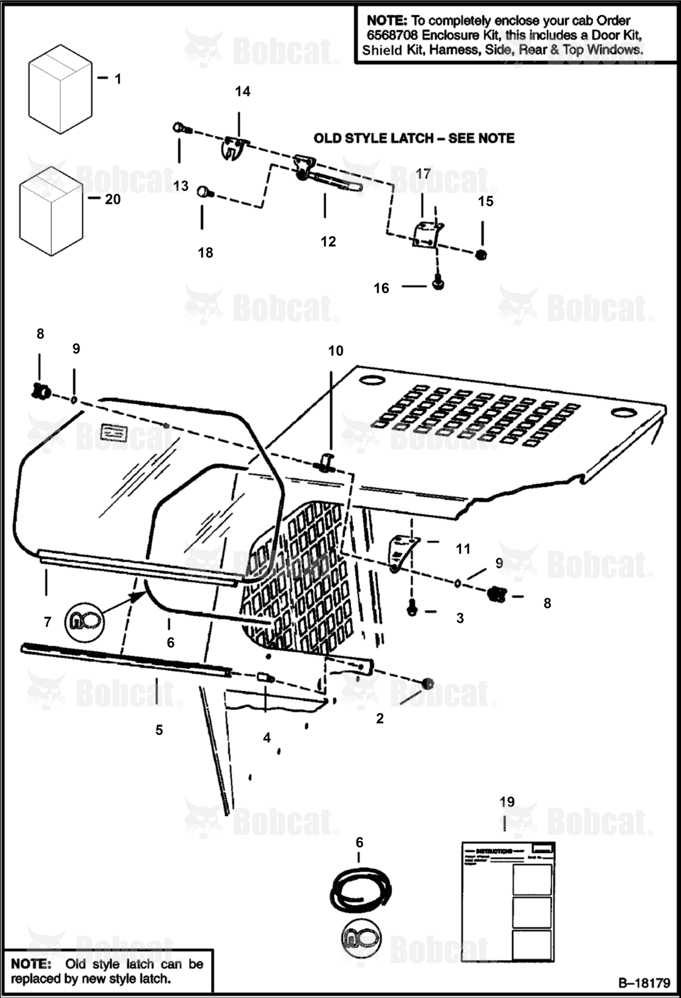 Rear Windows  501520001 & Above