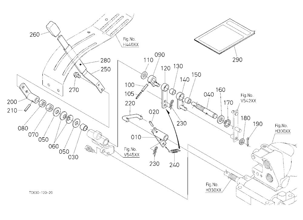 Position Control Lever (With Draft) (W/G No.L8311C