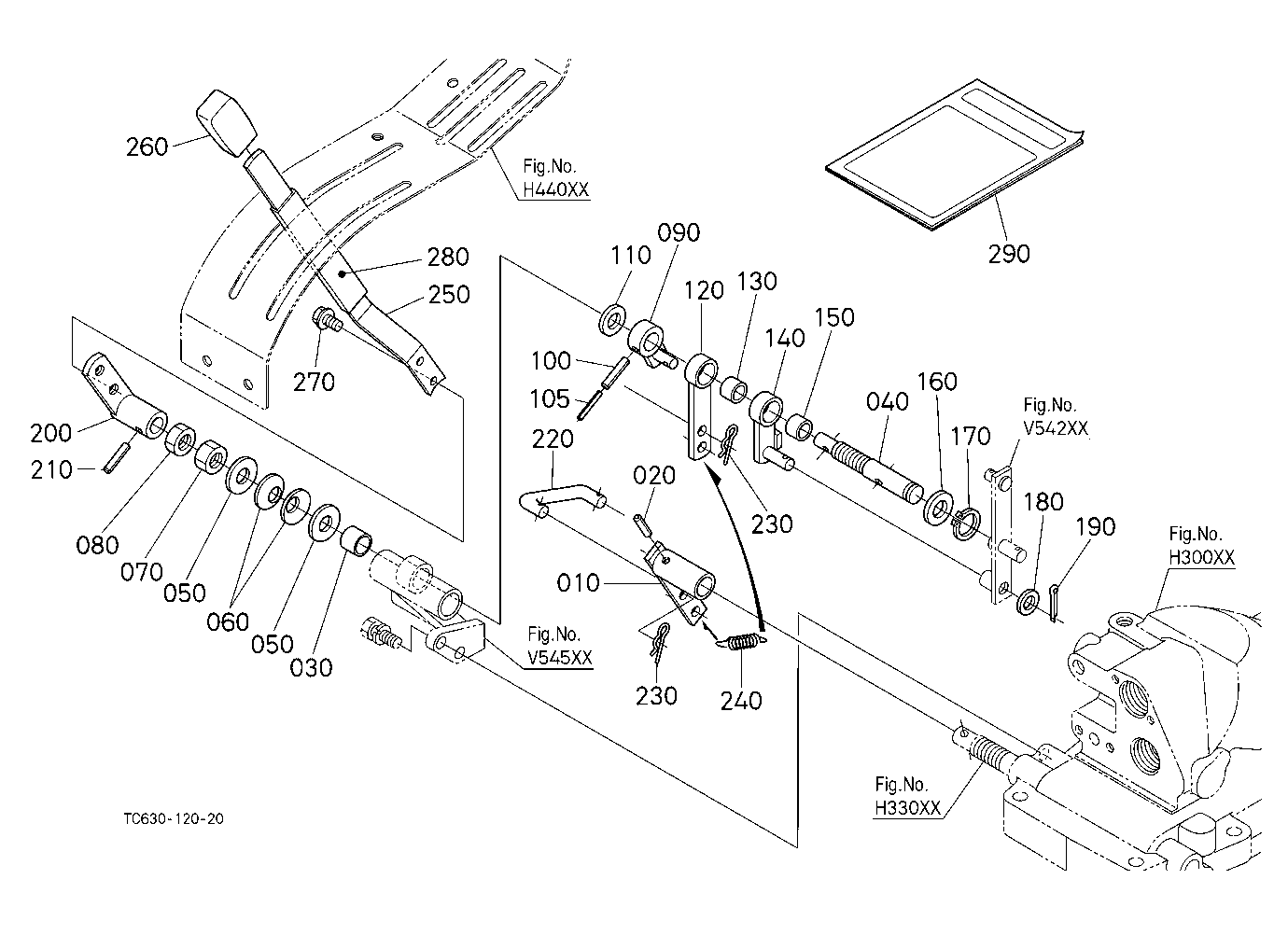 Position Control Lever (With Draft) (W/G No.L8311C