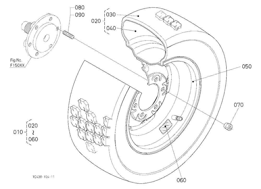 Front Wheel (27*10.50-15)