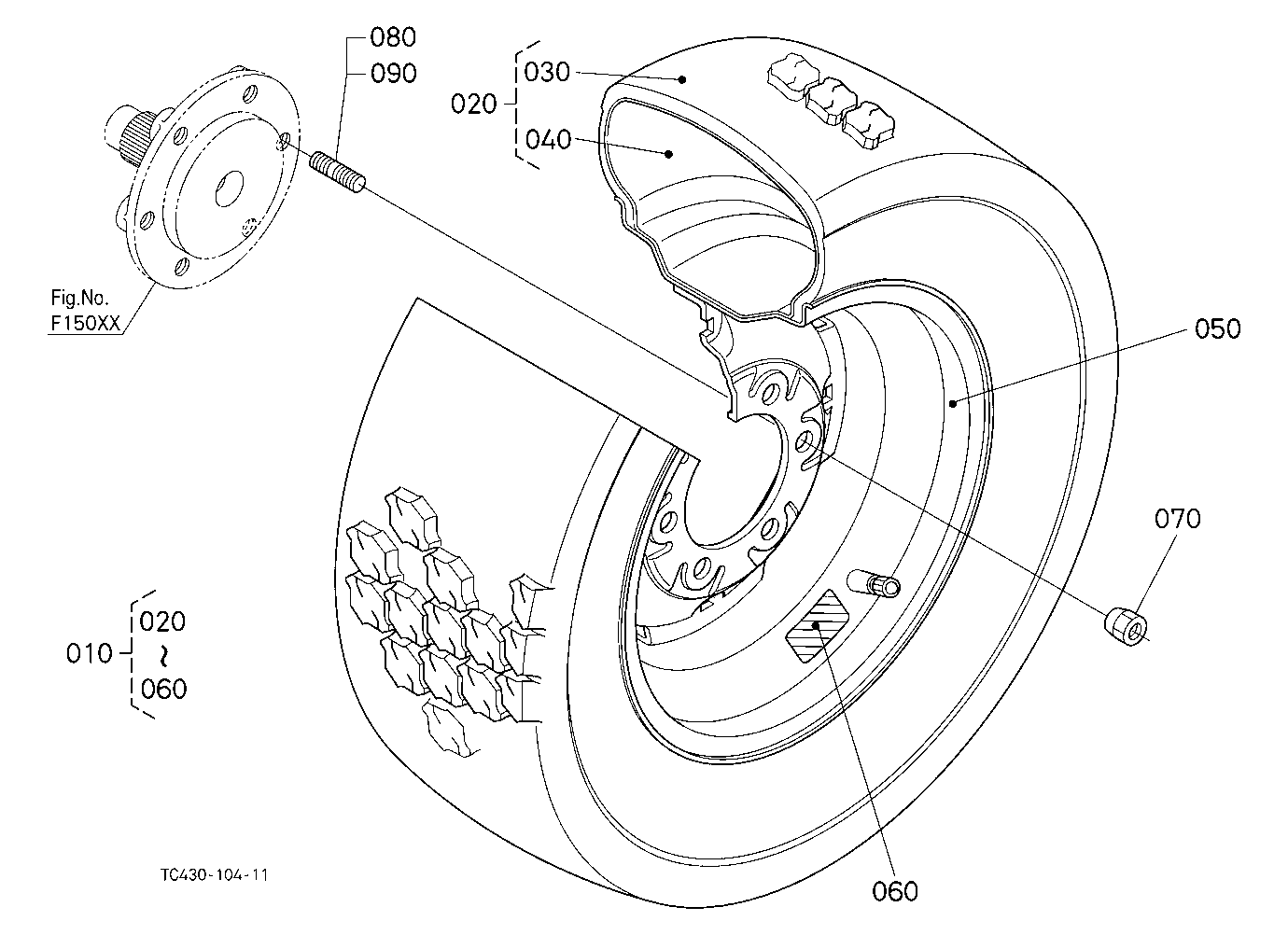 Front Wheel (27*10.50-15)