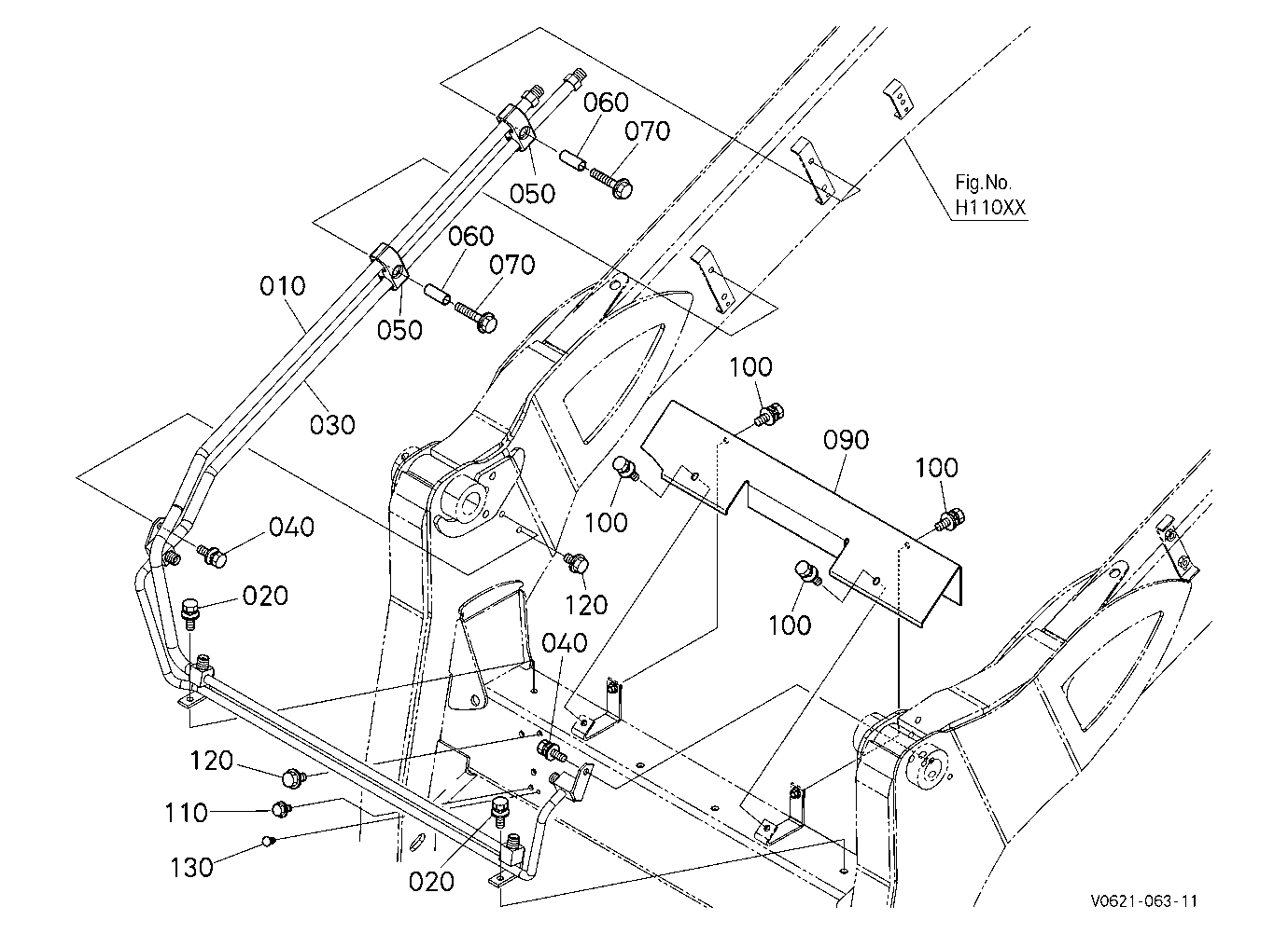 Oil Piping (Arm Rh) [Manual Hitch]