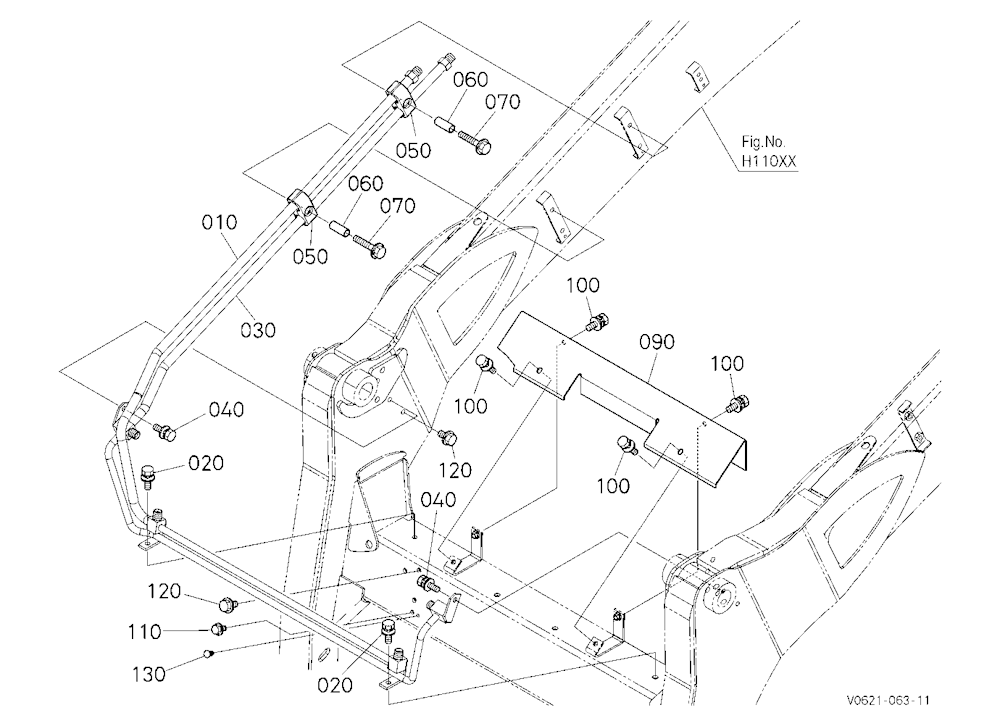 Oil Piping (Arm Rh) [Manual Hitch]