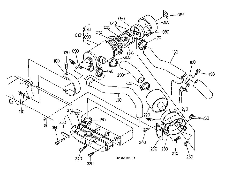 Air Cleaner,Inlet Manifold