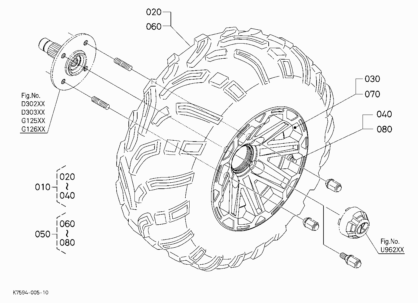 ALLOY WHEEL KIT (BLACK) [OPTION]