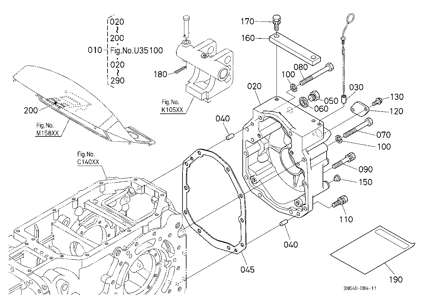 Pto(540/1000) Conversion Kit (Gear Case) (W/G No.M