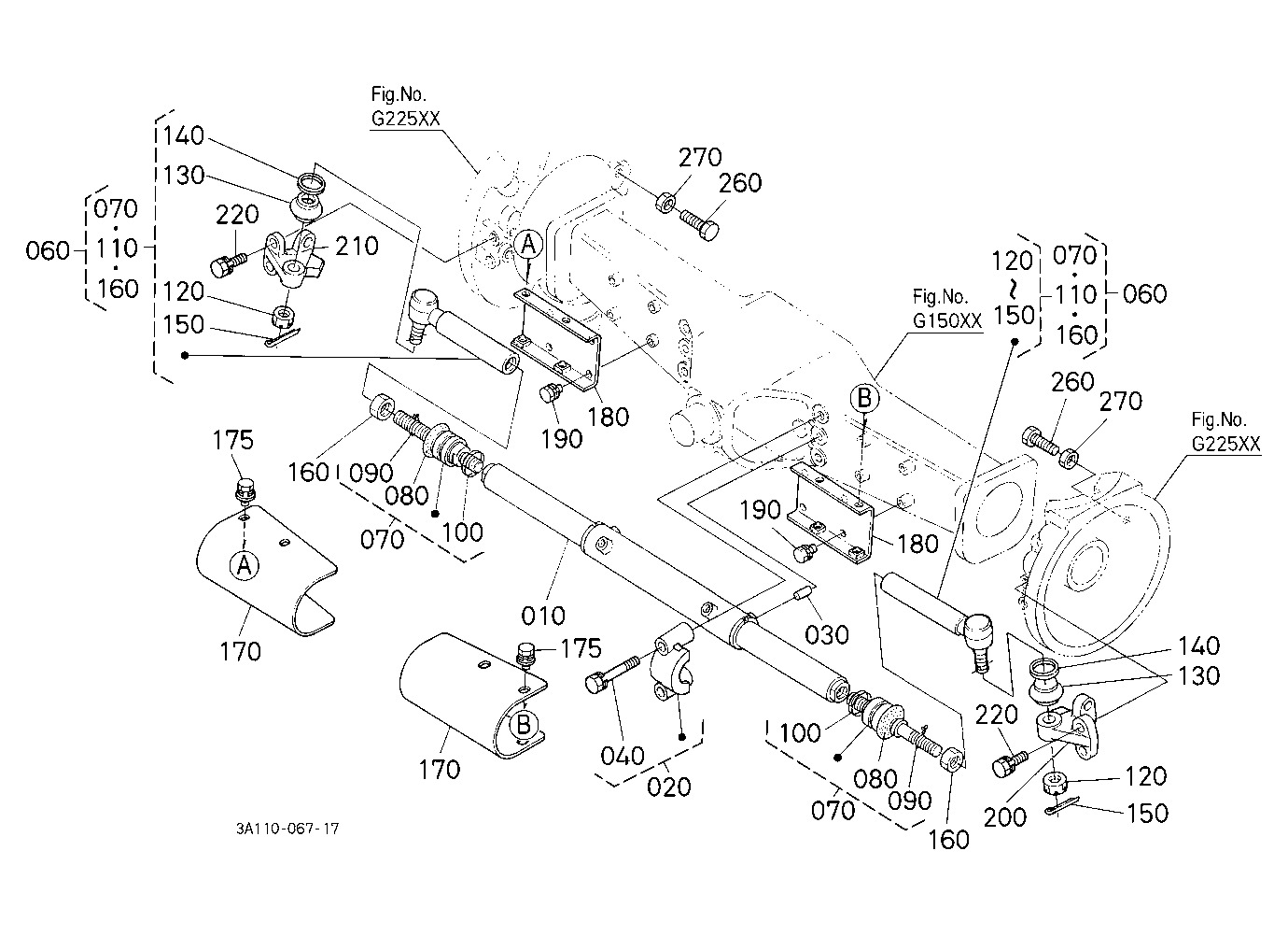 Tie Rod/Steering Cylinder [Rops Type]