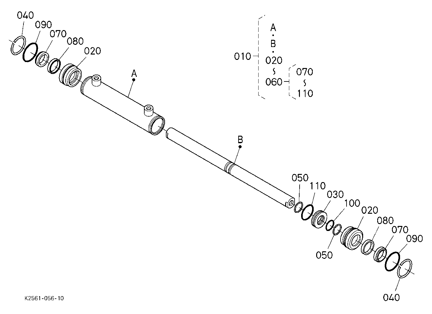 Steering Cylinder [Component Parts]