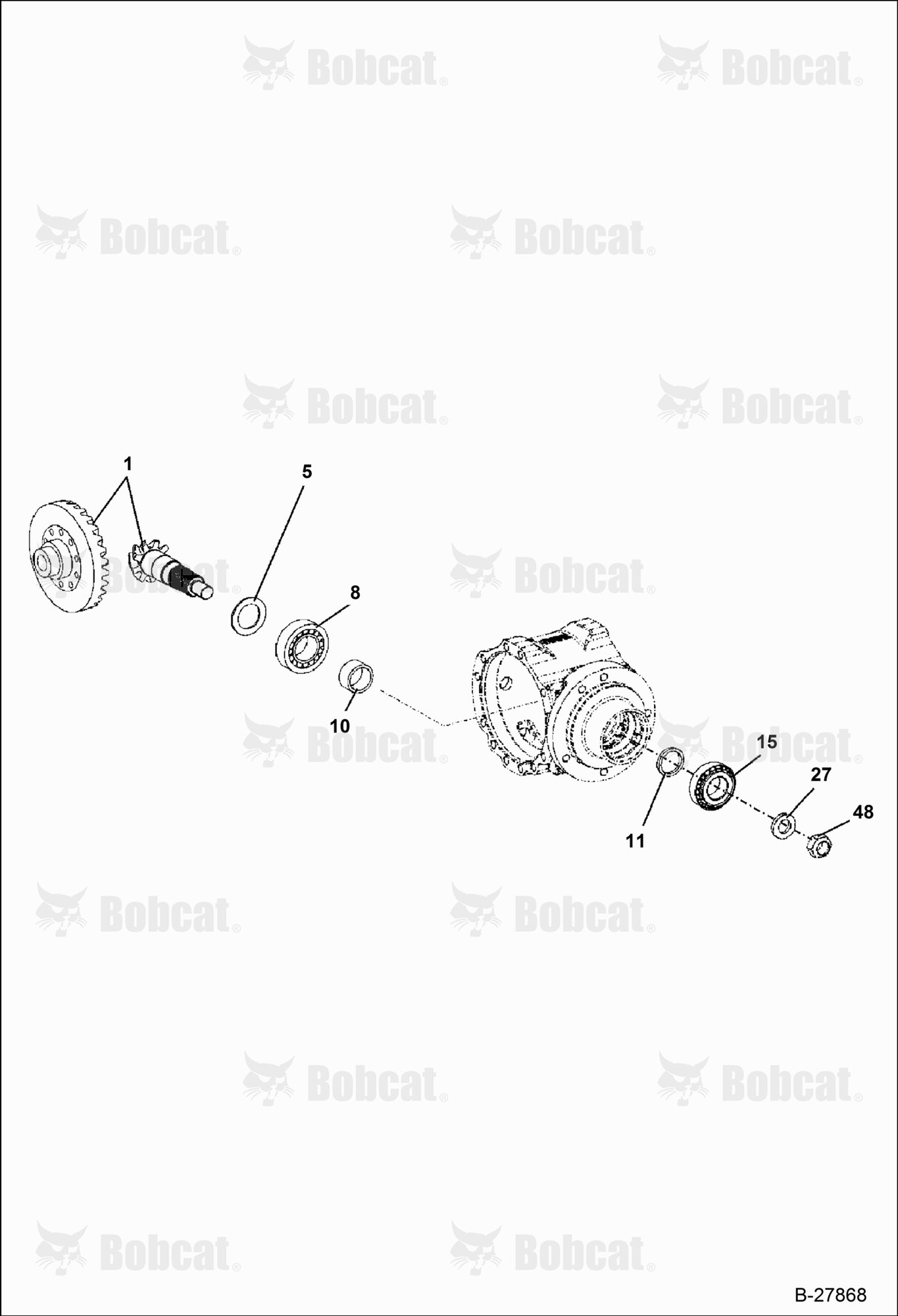 Rear Axle (Center Housing) (Replacement Axle - 5904661671)