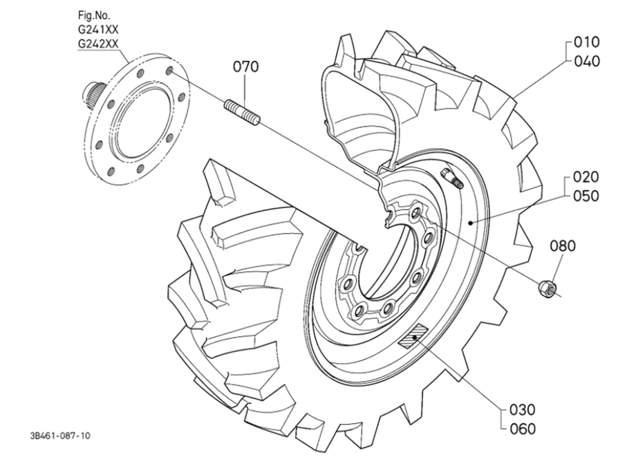 Front Wheel (8.0-16 R1)