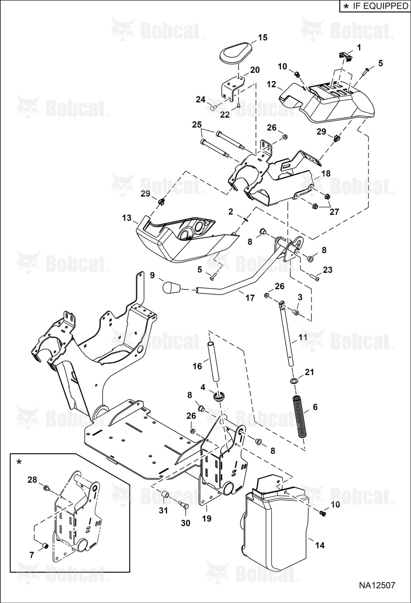 Control Console (LH)  B33212001 & Above