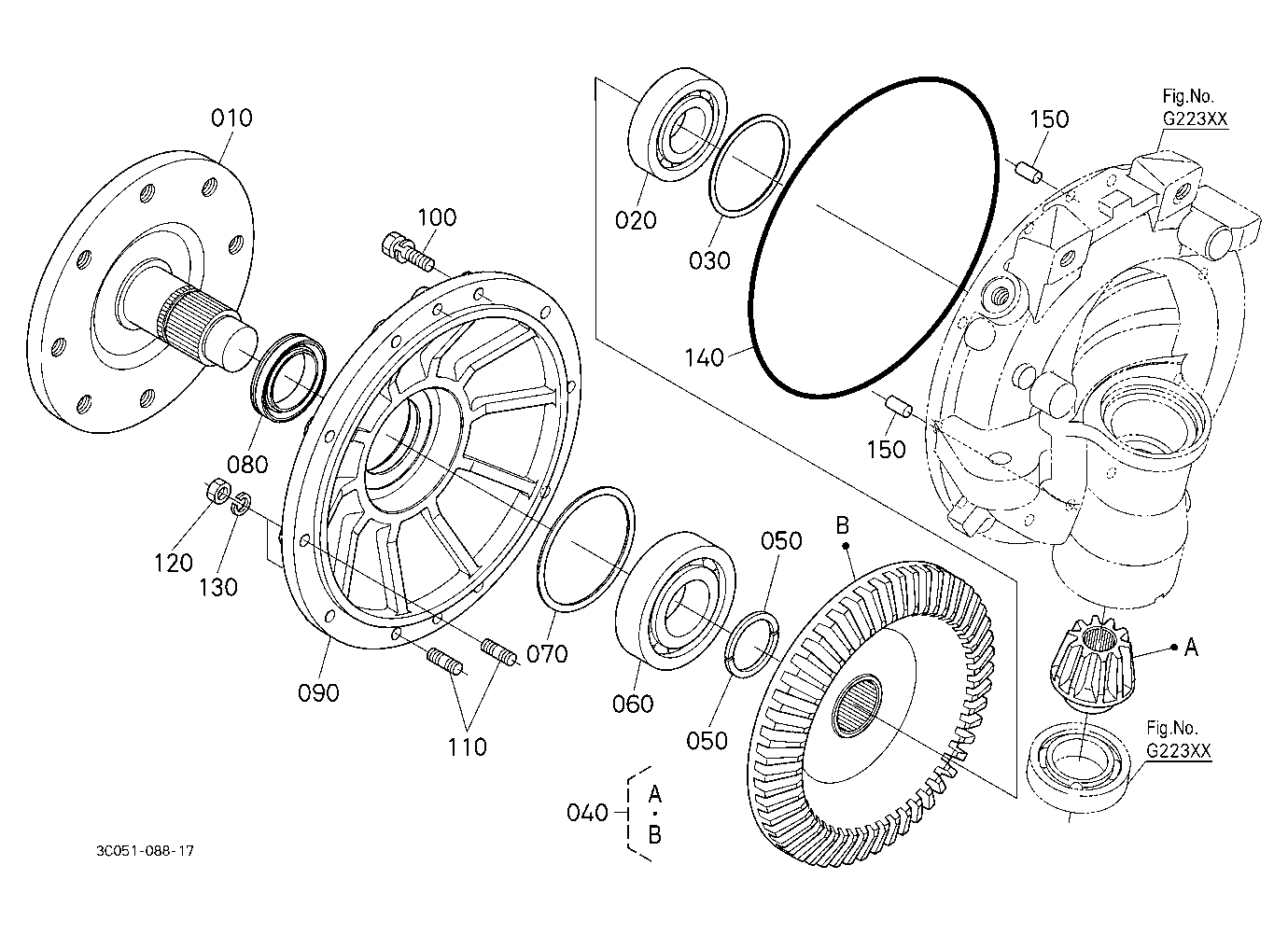 Front Axle Rh