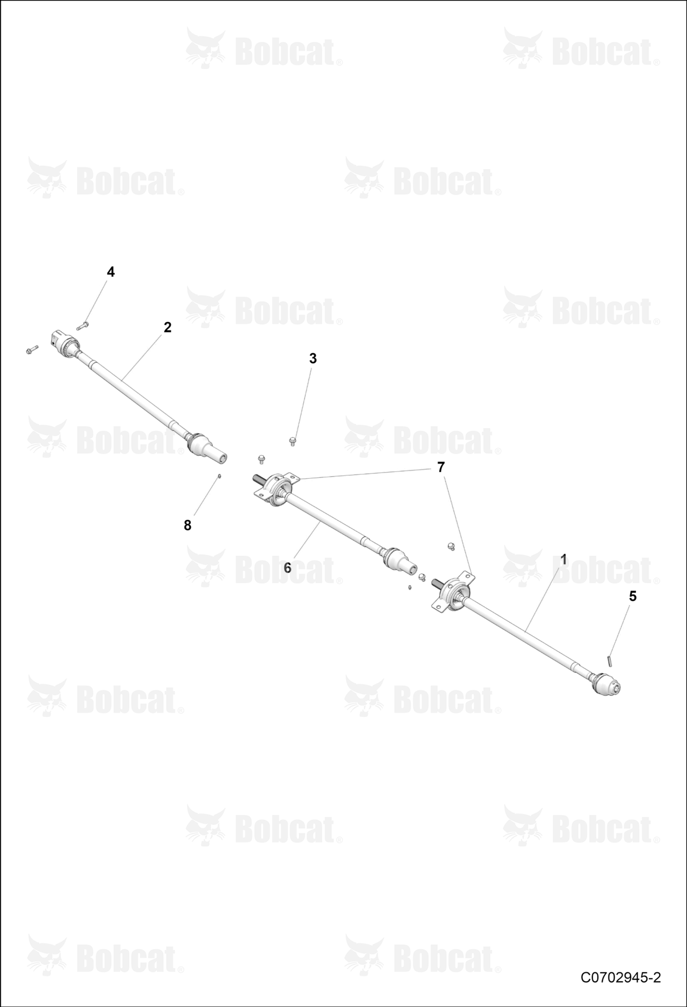 Drive TRAIN, Front Prop Shaft
