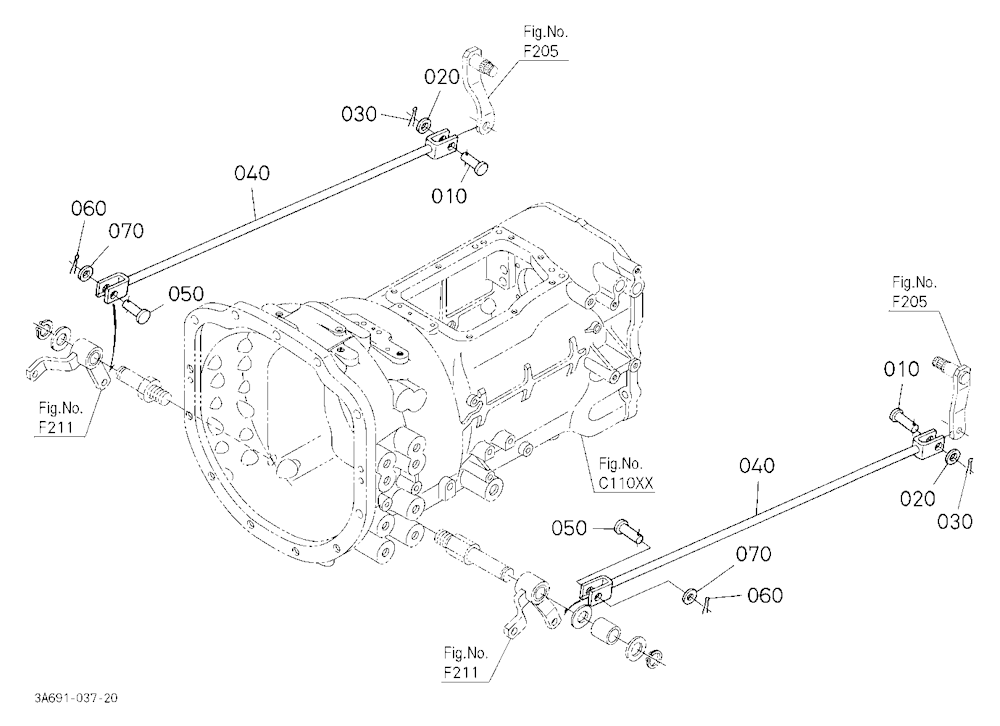Brake Rod (Brake Cam) [Cab Type]